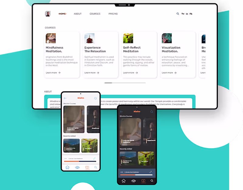 Cover image for Mindtra - Meditation App