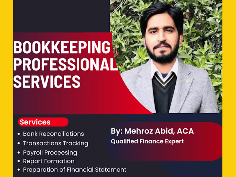 Cover image for Bookkeeping Pro: Let me handle your bookkeeping !