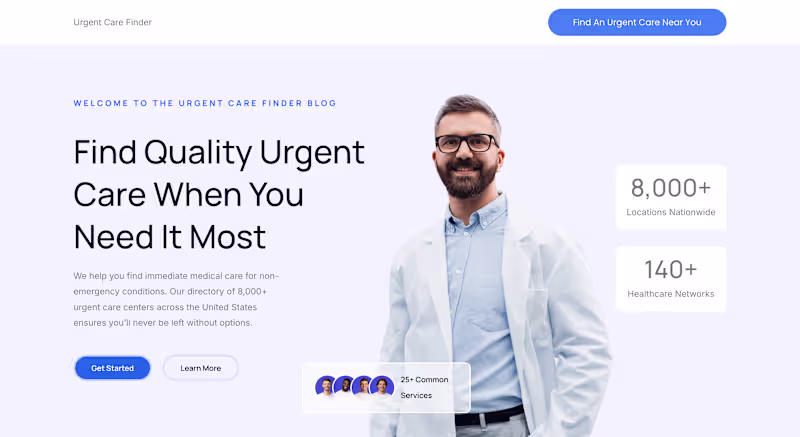 Cover image for Urgent Care Finder