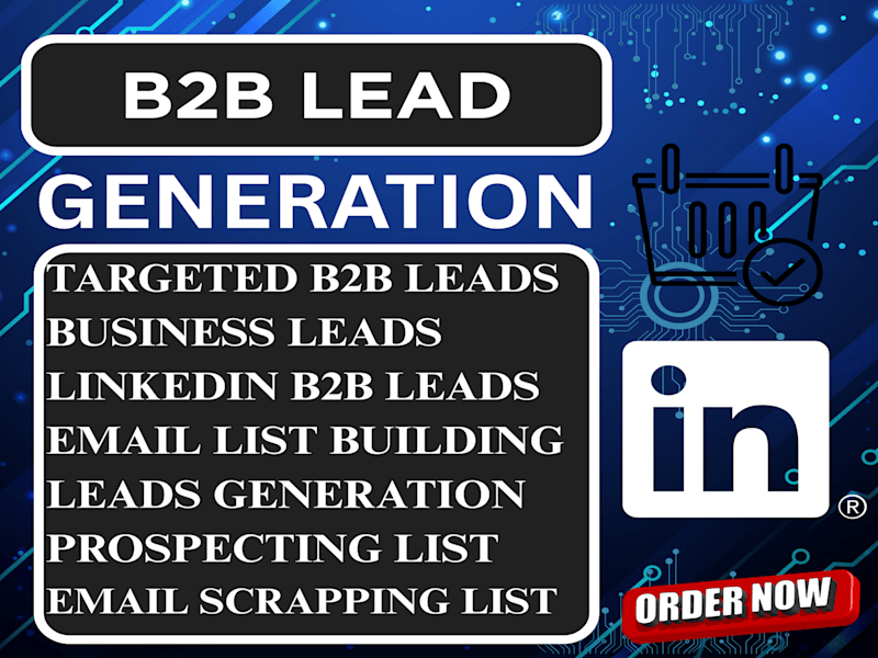 Cover image for  do B2B Lead Generation Web Research Email List Building Service