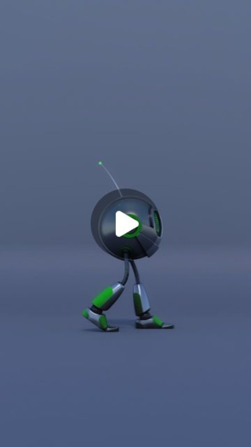 Cover image for Peace on Instagram: “Walk Cycle... Viewport vs Render
Rig from …