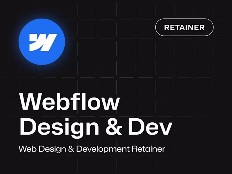 Cover image for Webflow Design & Development