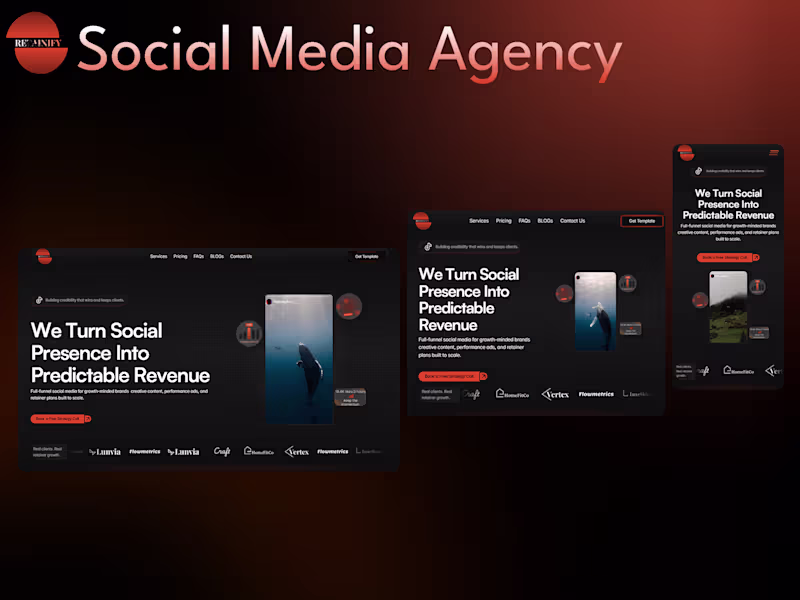 Cover image for A next Framer template, built for creators, agencies and gro...