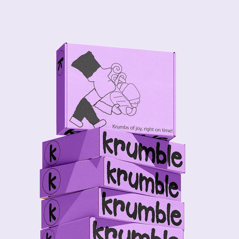Cover image for Krumble Bakery logo | visual idnetity & branding | 2025