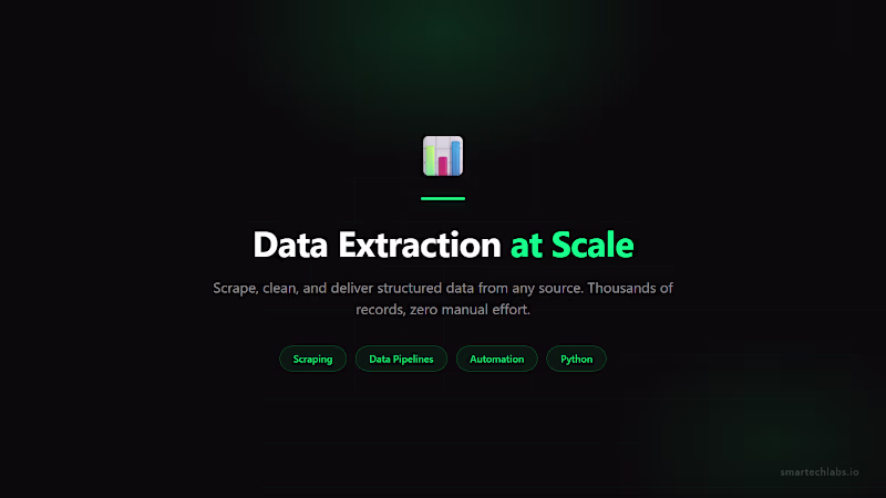 Cover image for Data Extraction at Scale