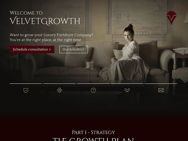 Cover image for VelvetGrowth | Framer Design & Development, Responsive Design
