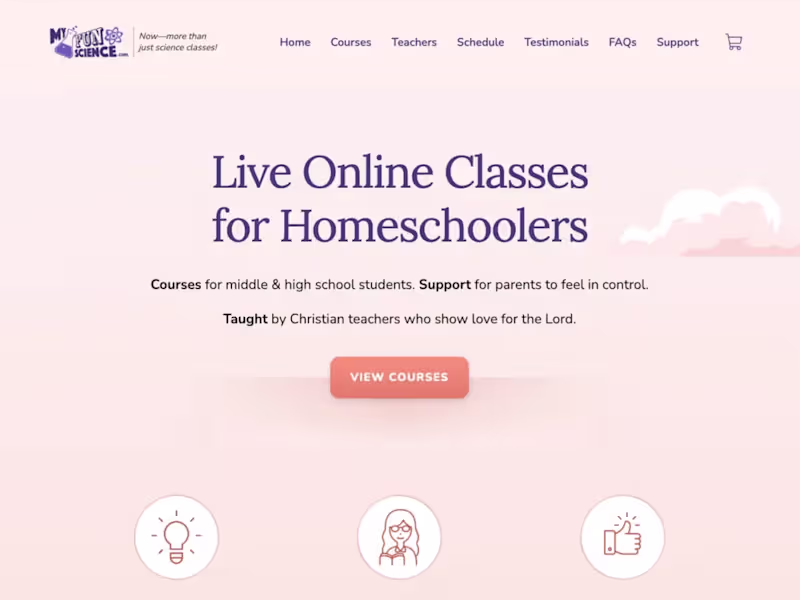 Cover image for My Fun Science | Live Online Class for Homeschooling