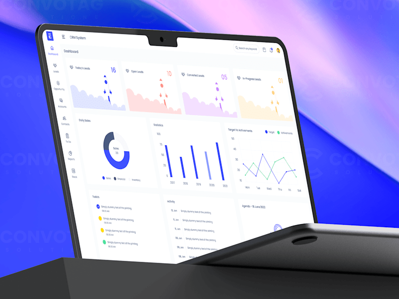 Cover image for CRM Web Application UI/UX Design