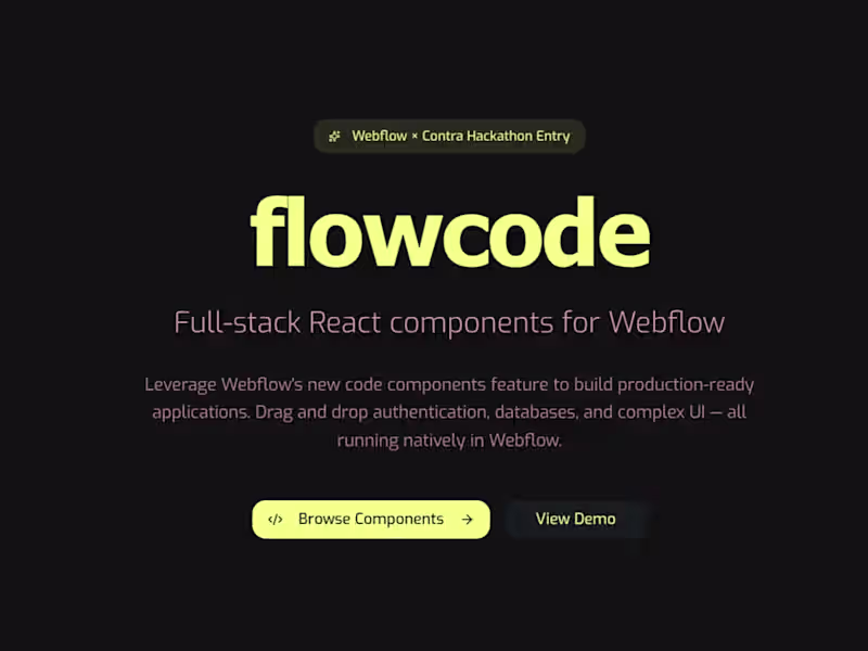 Cover image for For the #WebflowChallenge, I didn’t build a beautiful site. ...