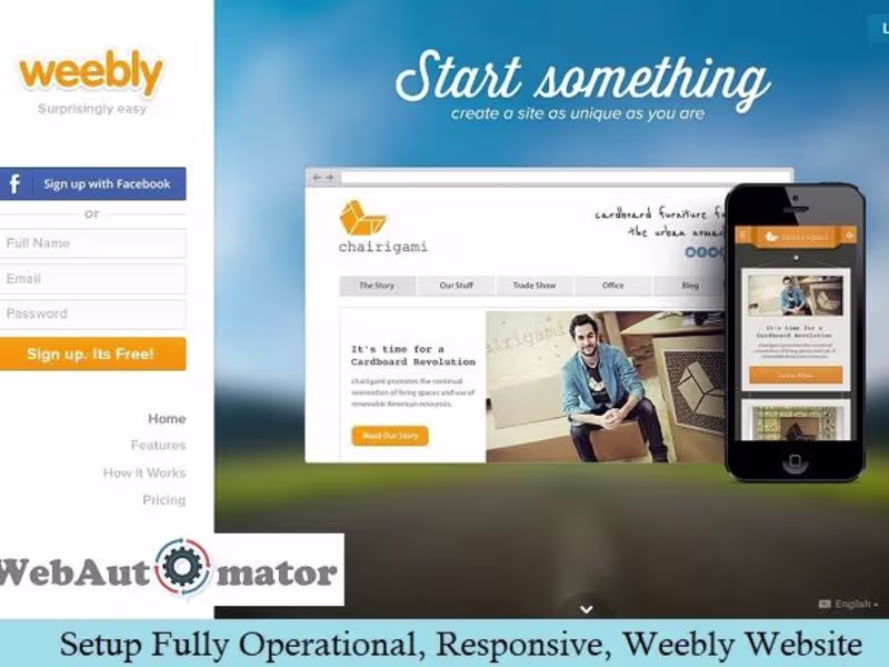 Cover image for Weebly Website Design & Redesign Services
