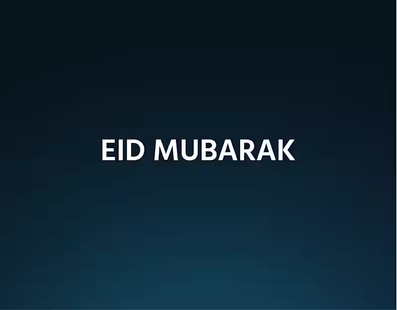 Cover image for Eid Mubarak Crescent Motion