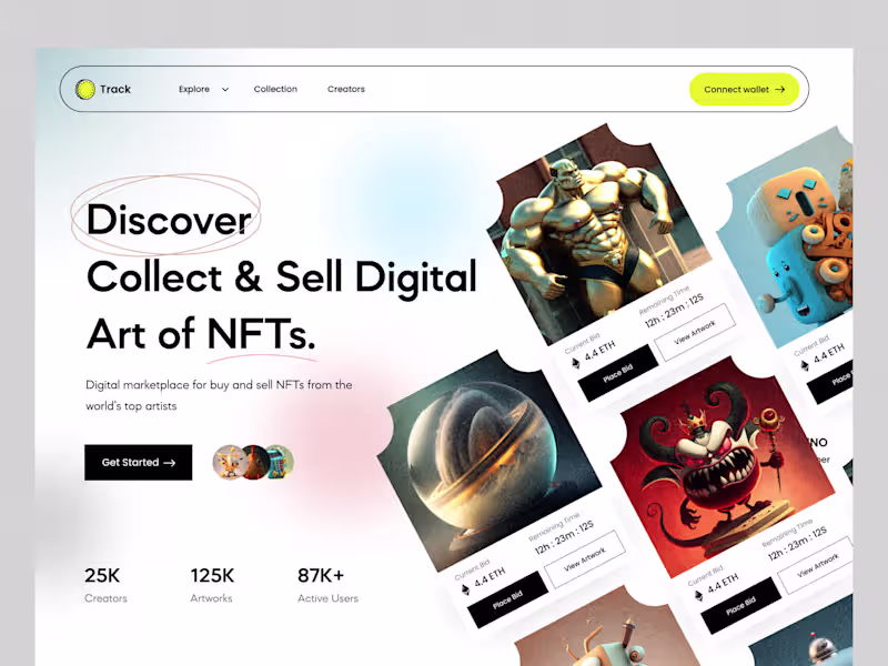 Cover image for Web3 Landing Page Design