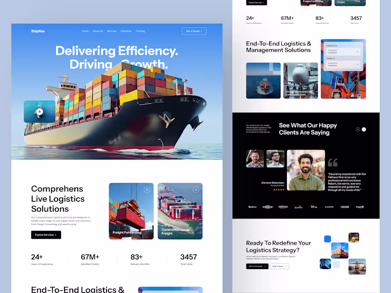 Cover image for Figma website design, Website ui ux design