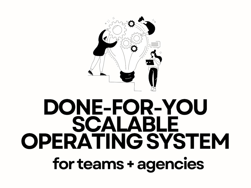 Cover image for Done-For-You Scalable Operating System for Hubspot + Notion