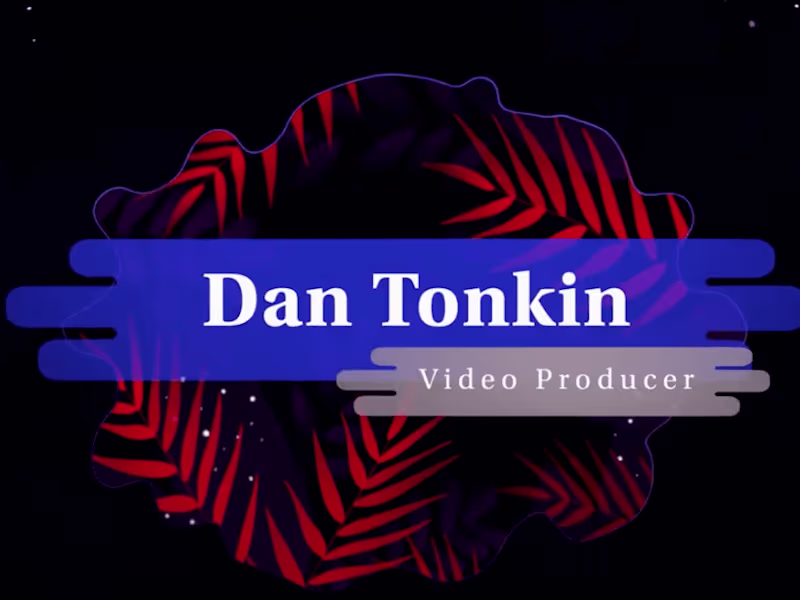Cover image for Video Production Reel