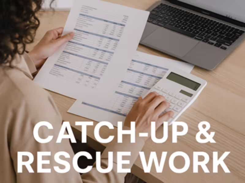 Cover image for Bookkeeping Catch-Up & Financial Rescue Service