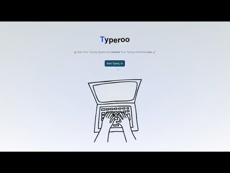 Cover image for Typeroo - A typing test application