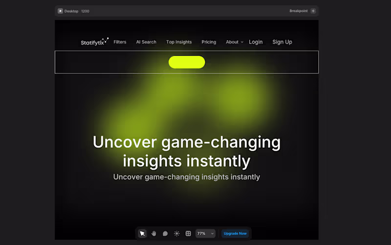 Cover image for Statifytix, an AI powered football stat and analytics SaaS u...