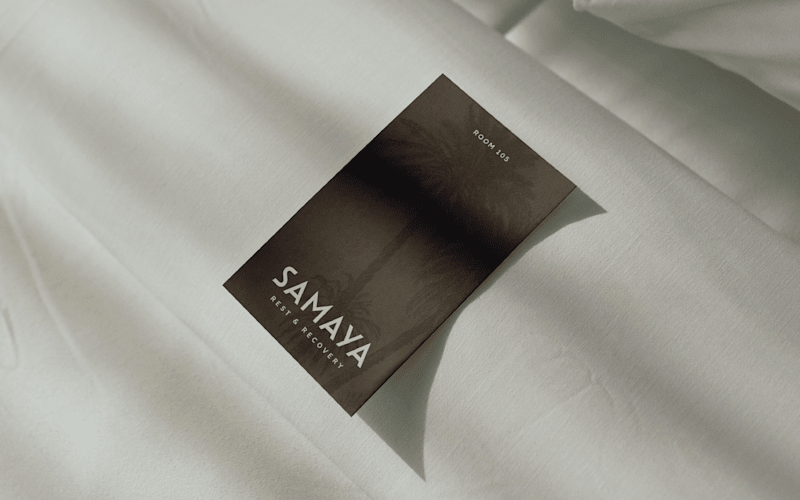 Cover image for Samaya Boutique Recovery Hotel Brand Identity