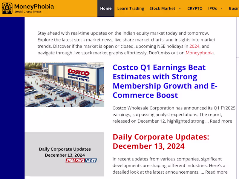 Cover image for Created a blog site using WordPress with a custom theme, featuri