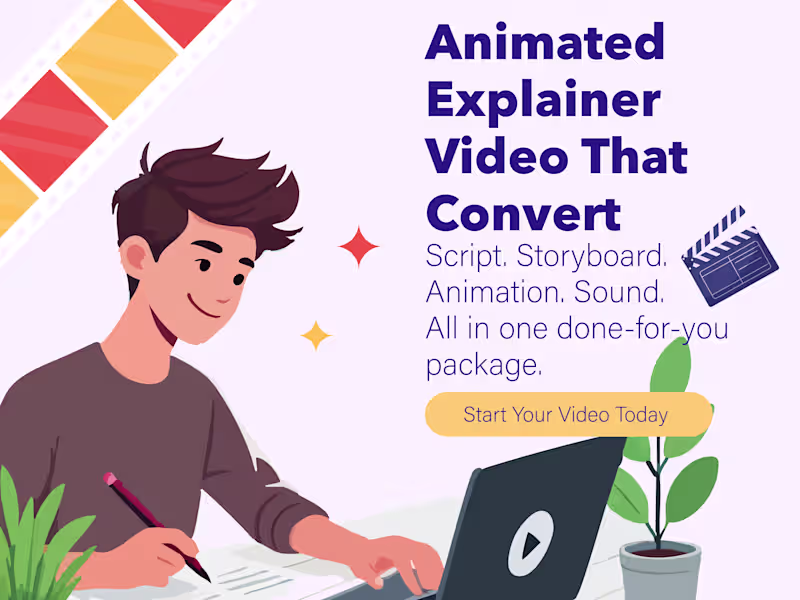 Cover image for Engaging Animated Explainer Video From Concept to Final Video
