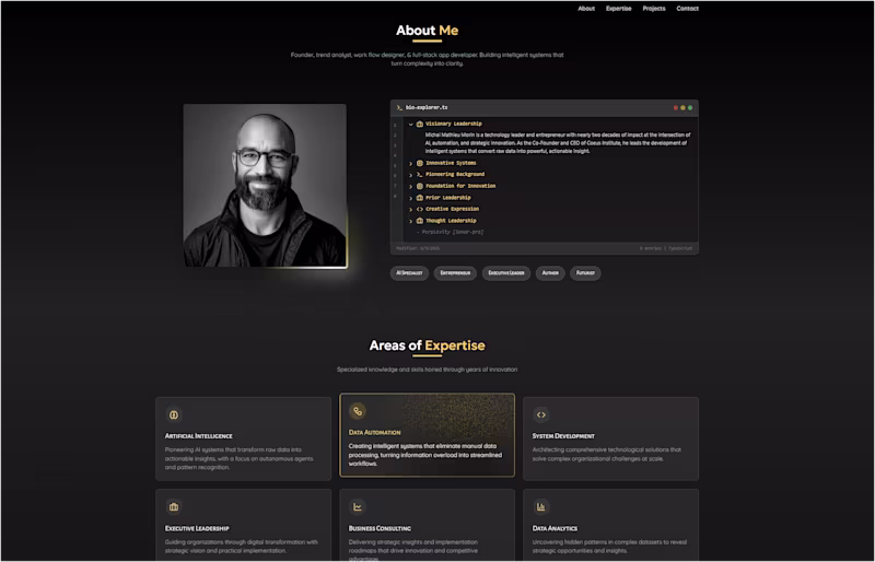 Cover image for Custom Portfolio Site with Polished Design