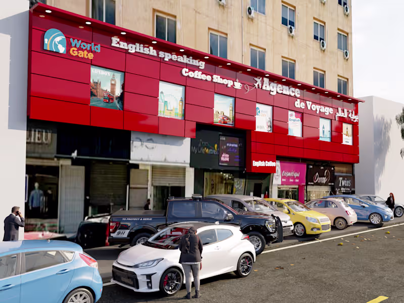 Cover image for 3D Commercial Façade Renovation & Visualization