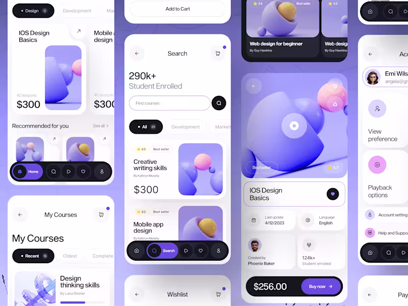 Cover image for Mobile app design