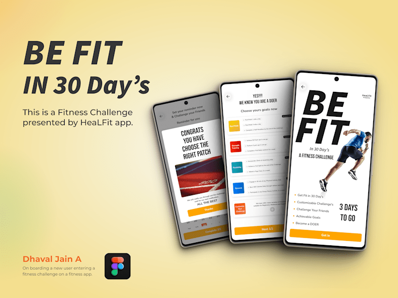 Cover image for Designing a Product for a Fitness app in 24 hour challenge