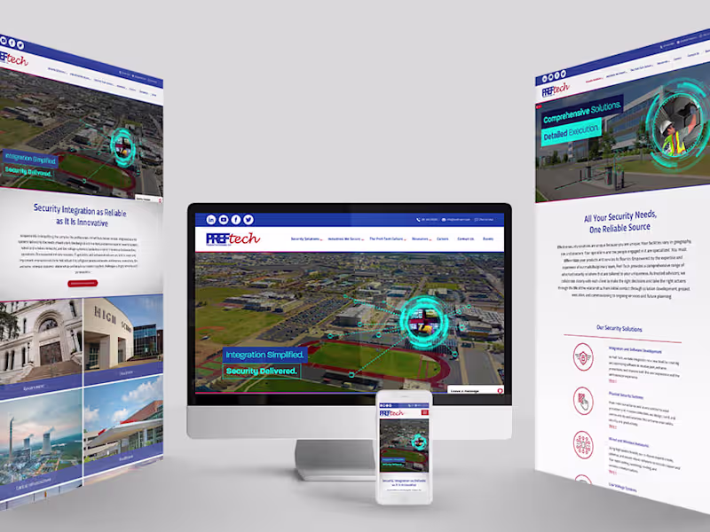 Cover image for Pref-Tech Website Design