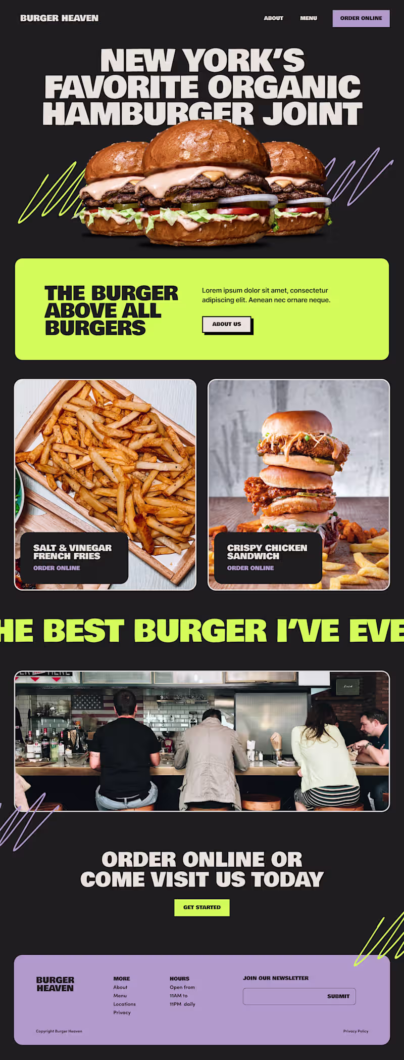 Cover image for Turning Burger Heaven’s Brand Story Into a High-Converting Site