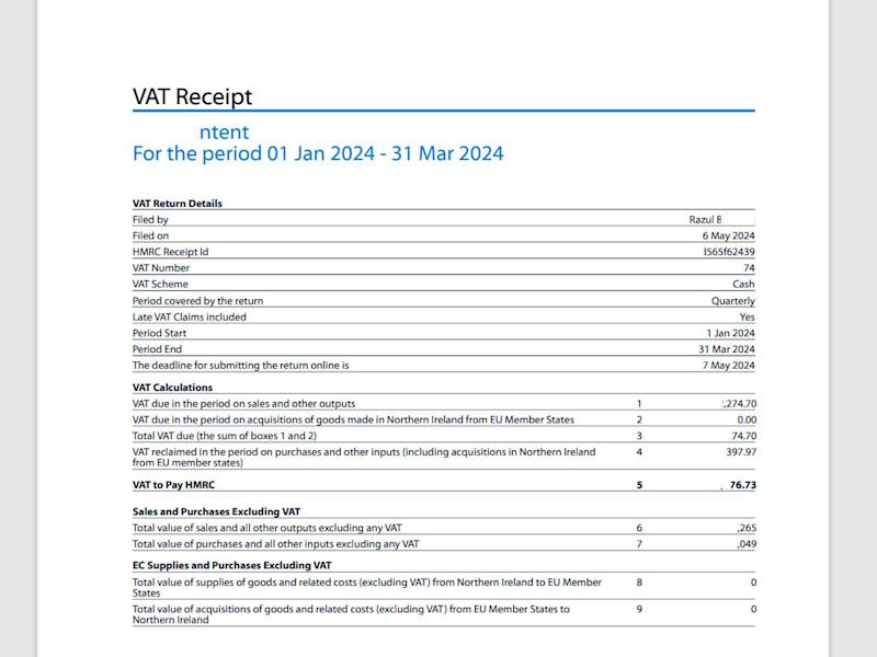 Cover image for UK VAT Filing on Xero