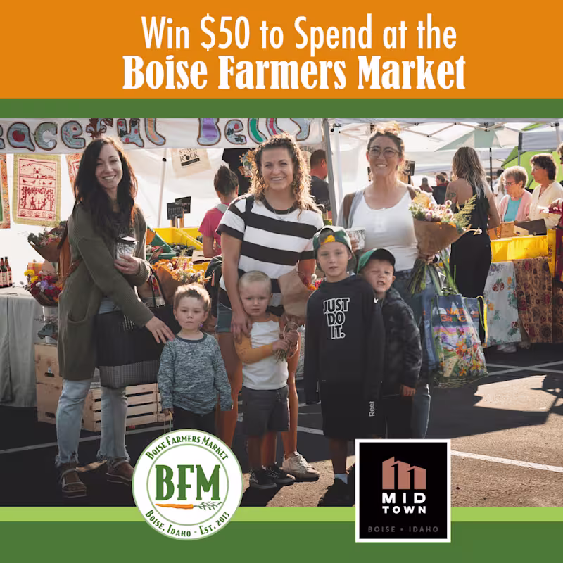 Cover image for Boise Farmers Market - Giveaway Posts