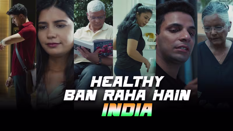 Cover image for #HealthyBanRahaHainIndia ad Campaign