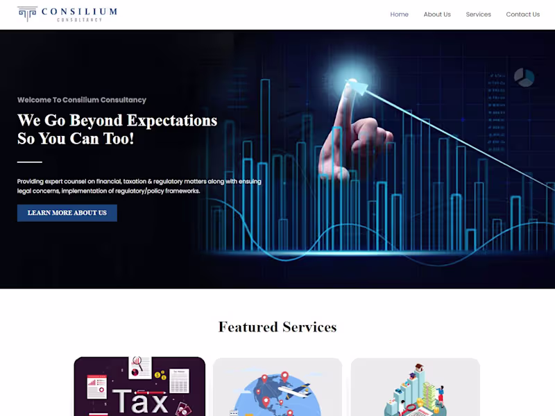 Cover image for Creative Website Revamp For Consilium Consultancy
