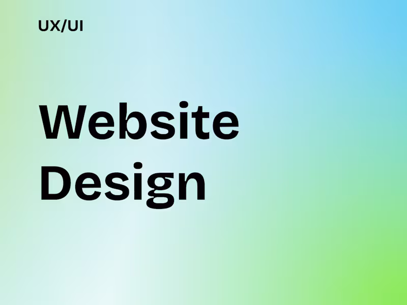 Cover image for Custom Website Design | User-Friendly & Engaging