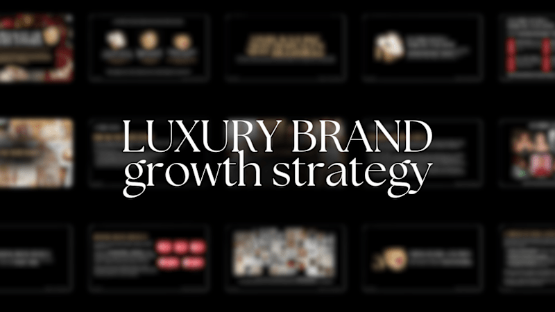 Cover image for Growth Strategy for Luxury Jewellery Brand
