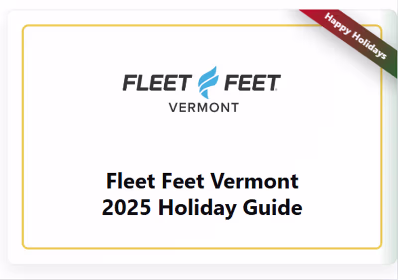 Cover image for Fleet Feet Vermont 2025 Holiday Gift Guide Interactive flipb...