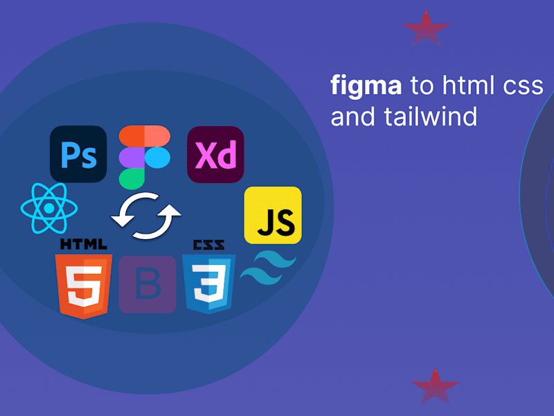 Cover image for I will  convert psd and figma files into html css and javascript