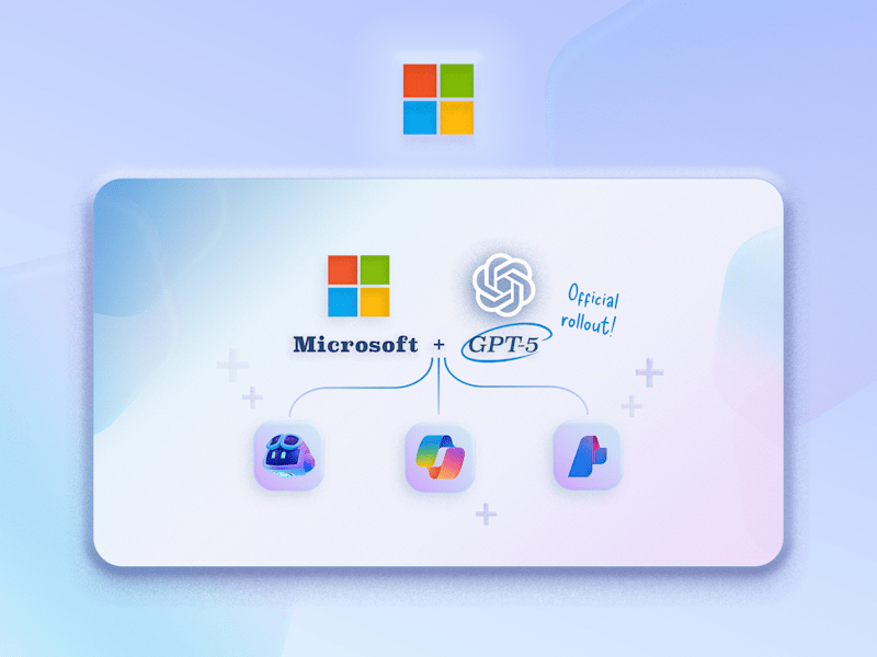 Cover image for Editorial Illustration | Microsoft brings GPT-5 to Copilot 