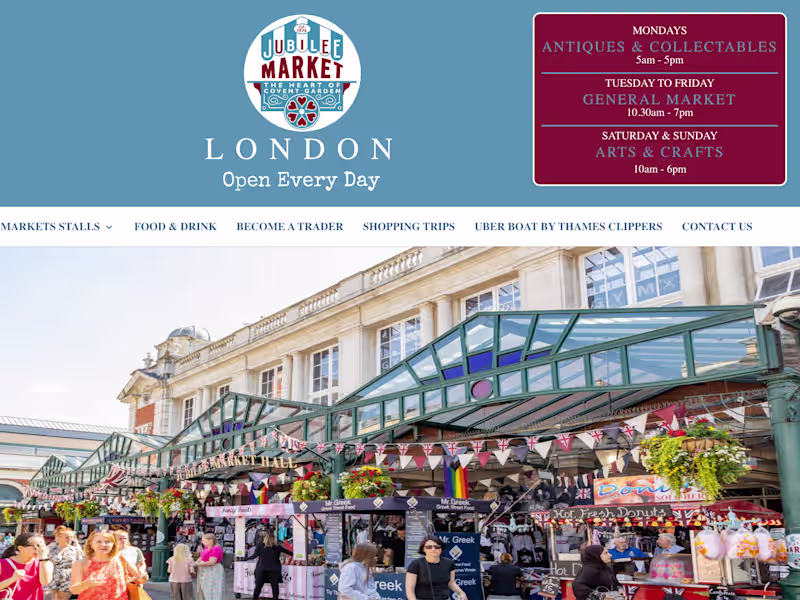 Cover image for Jubilee Market, London
