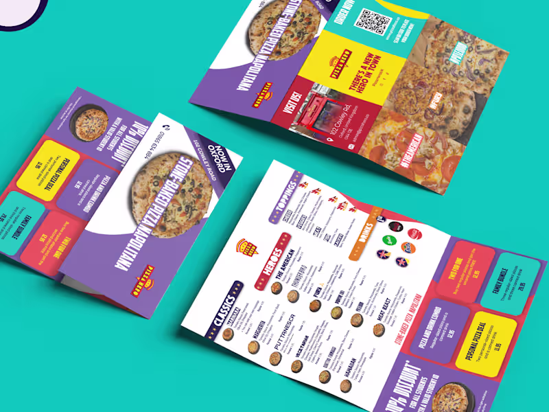 Cover image for Brand Identity for Pizza Hero