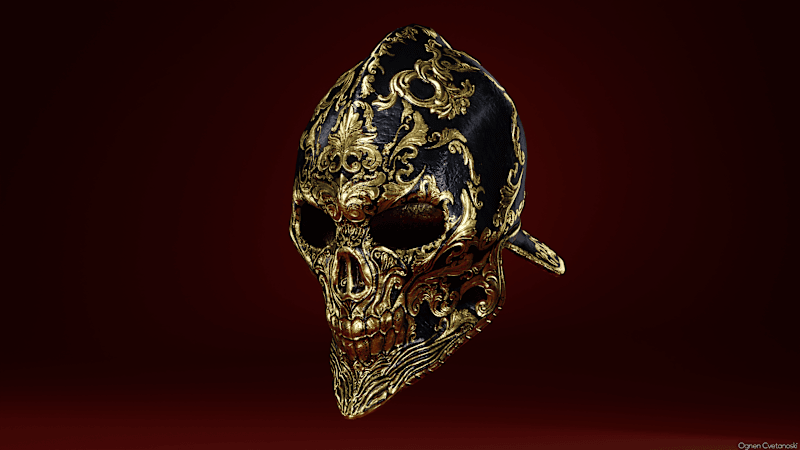 Cover image for Ornamental Helmet - Game Ready Model