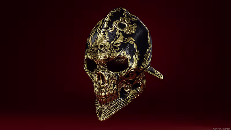 Cover image for Ornamental Helmet - Game Ready Model