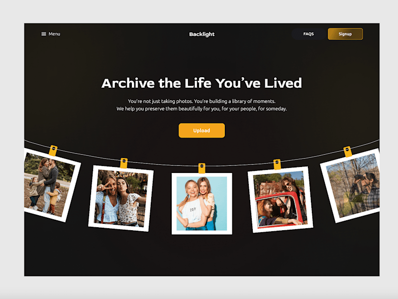 Cover image for Photography website design 