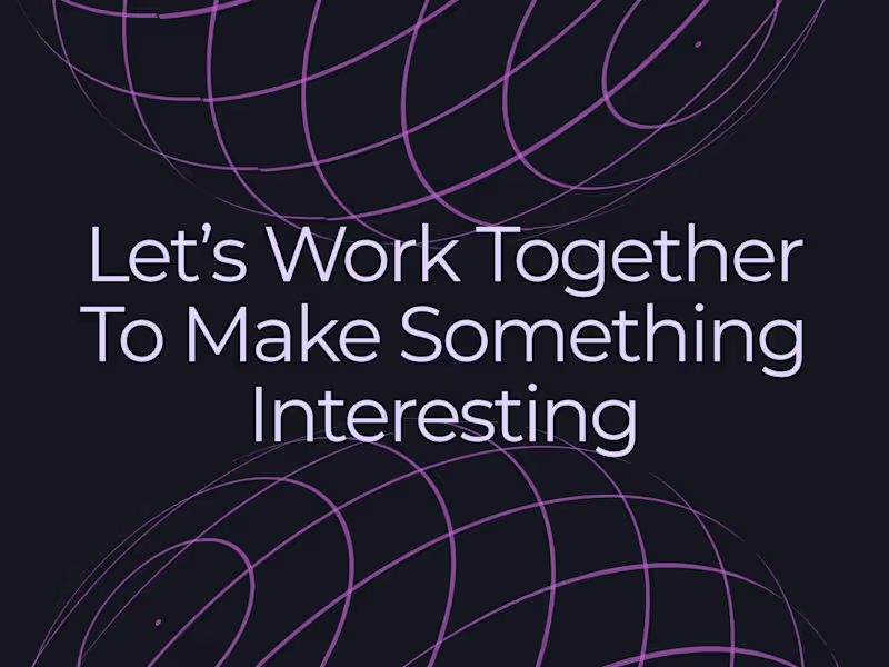 Cover image for  I can transform your ideas into engaging and smooth experiences