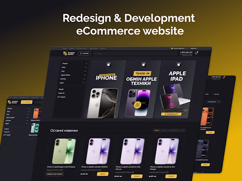 Cover image for Redesign & Custom development for