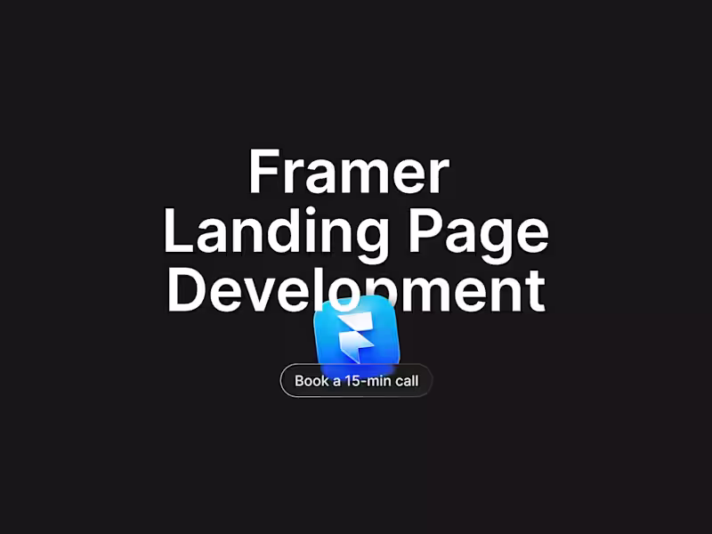 Cover image for Framer Landing Page