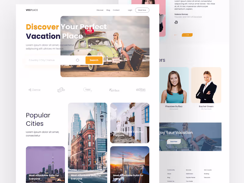 Cover image for Framer Landing Page Design- Convert Visitors into Customers