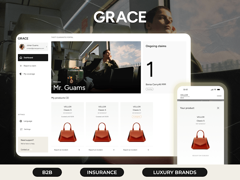 Cover image for Grace | InsurTech | React | Frontend